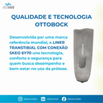 Liner de Silicone Transtibial Skeo 6Y70 Ottobock — Conexão Distal