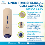 Liner Transfemoral 6Y80 Ottobock — Conexão Distal com Tecido