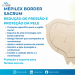 Curativo Mepilex Border Sacrum 16x20cm Mölnlycke — Prevenção Escaras