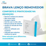 Brava Lenço Removedor de Adesivos Caixa c/ 30 unidades 