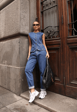 Calça Mom Basic Escura