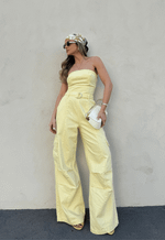 Macacão Miami Utility Butter Yellow