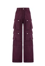 Calça Cargo Utility Uva