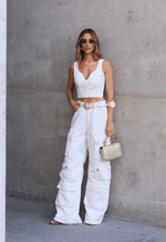 Calça Cargo Iconic Off White