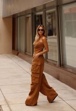 Calça Cargo Utility Caramelo