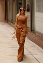 Calça Cargo Utility Caramelo