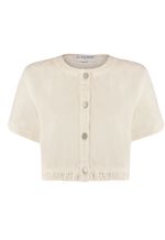 Blusa Cropped Essenza Aveia