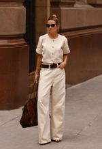 Blusa Cropped Essenza Aveia