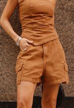 Short Cargo Utility Caramelo