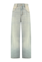 Calça Baggy Bastille Dirty Wash Claro