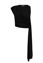 Blusa Transpassada Flow Preto