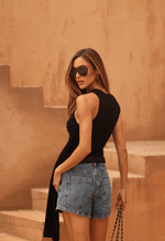 Blusa Transpassada Flow Preto