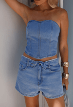 Short Baggy Overlap Claro