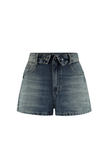 Short Baggy Overlap Dirty Wash Escuro