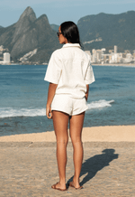Short Mini Lune Off White