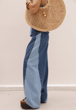 Calça Barrel Duo Blue