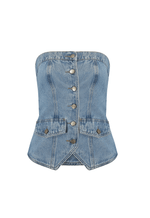Top Ombro a Ombro Solea Dirty Wash