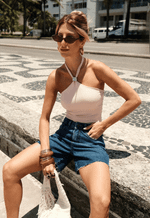 Blusa Frente única Cloud Rosê
