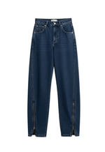 Calça Balloon Soft Zíper Dirty Wash