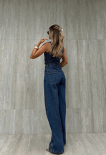 Calça Balloon Soft Zíper Dirty Wash