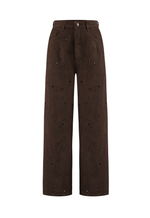 Calça New Baggy Lineart Marrom Coffee
