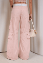 Calça Cargo Iconic Rosê