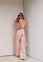 Calça Cargo Iconic Rosê