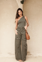 Calça Cargo Oasis Verde Coco