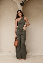 Calça Cargo Oasis Verde Coco