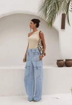Calça Cargo Oasis Claro
