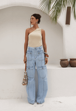 Calça Cargo Oasis Claro
