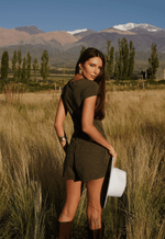 Short Mom Contour Verde Coco