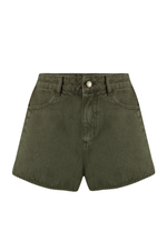 Short Mom Contour Verde Coco