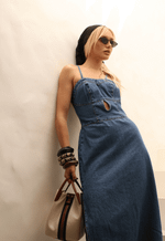 Vestido Midi Monaco Médio