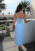 Vestido Midi Monaco Claro