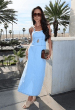 Vestido Midi Monaco Claro