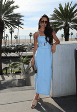 Vestido Midi Monaco Claro