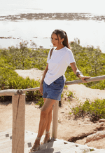 T-shirt Linea Branco