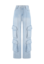 Calça Cargo Slim Claro