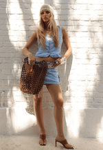 Short Saia Slim Claro
