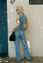 Calça Cargo Slim Médio
