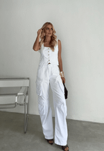 Calça Cargo Urban Branco