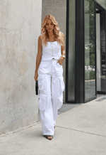 Calça Cargo Urban Branco