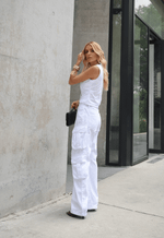 Calça Cargo Urban Branco