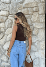 Calça Balloon Zip Claro
