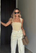Blusa Tube Top Amarelo