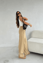 Calça Wide Leg Flow Desertico