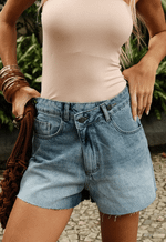 Short Mom Twist Claro