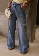 Calça Wide Leg Twist Claro
