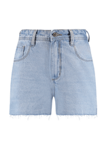 Short Mom Barra a Fio Claro